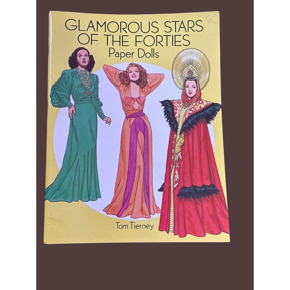 Glamorous Stars Of The Forties Paper Dolls By Tom Tierney - Picture 1 of 5